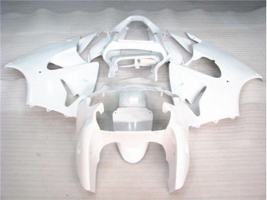 2000-2002 Glänzend Weiß Kawasaki ZX6R Motorrad Verkleidung
