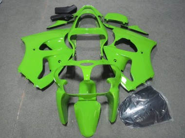 2000-2002 Grün Kawasaki ZX6R Motorrad Vollverkleidung