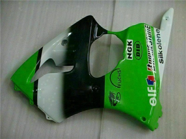 2000-2002 Grün Schwarz Kawasaki ZX6R Motor Verkleidung 2000-2002 Grün Schwarz Kawasaki ZX6R Motor Verkleidung