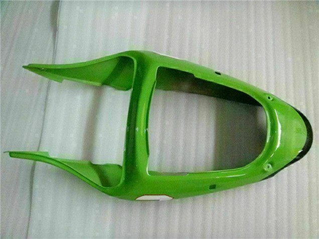 2000-2002 Grün Schwarz Kawasaki ZX6R Motorrad Vollverkleidung