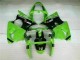 2000-2002 Grün Schwarz Kawasaki ZX6R Motorrad Vollverkleidung