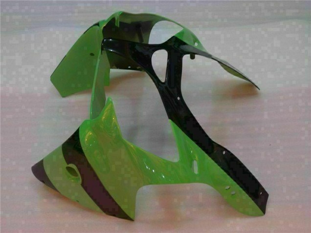 2000-2002 Grün Schwarz Kawasaki ZX6R Motorrad Vollverkleidung & Plastik 2000-2002 Grün Schwarz Kawasaki ZX6R Motorrad Vollverkleidung & Plastik