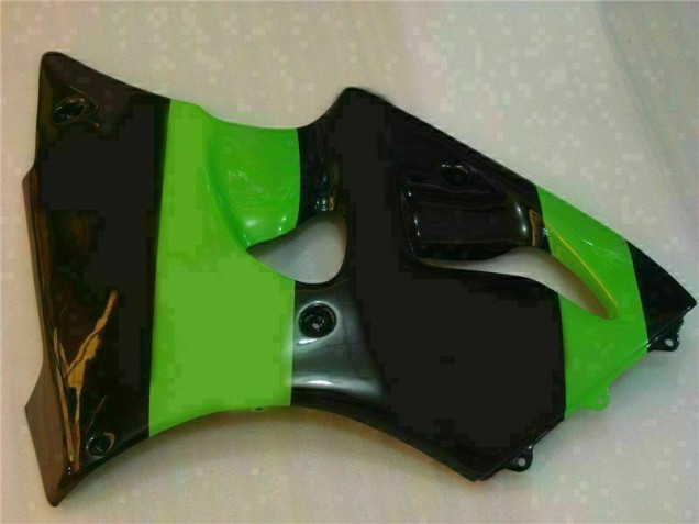 2000-2002 Grün Schwarz Kawasaki ZX6R Motorrad Vollverkleidung & Plastik 2000-2002 Grün Schwarz Kawasaki ZX6R Motorrad Vollverkleidung & Plastik