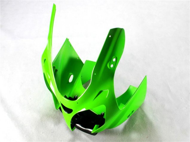 2000-2002 Grün Schwarz Weiß Kawasaki ZX6R Motorrad Verkleidungen 2000-2002 Grün Schwarz Weiß Kawasaki ZX6R Motorrad Verkleidungen