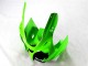 2000-2002 Grün Schwarz Weiß Kawasaki ZX6R Motorrad Verkleidungen 2000-2002 Grün Schwarz Weiß Kawasaki ZX6R Motorrad Verkleidungen