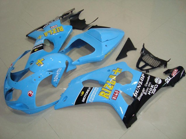 2000-2002 Hell blau Schwarz Suzuki GSXR 1000 Motorrad Verkleidung 2000-2002 Hell blau Schwarz Suzuki GSXR 1000 Motorrad Verkleidung