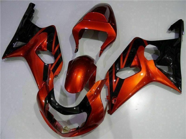 2000-2002 Orange Schwarz Suzuki GSXR 1000 Motorrad Verkleidung 2000-2002 Orange Schwarz Suzuki GSXR 1000 Motorrad Verkleidung