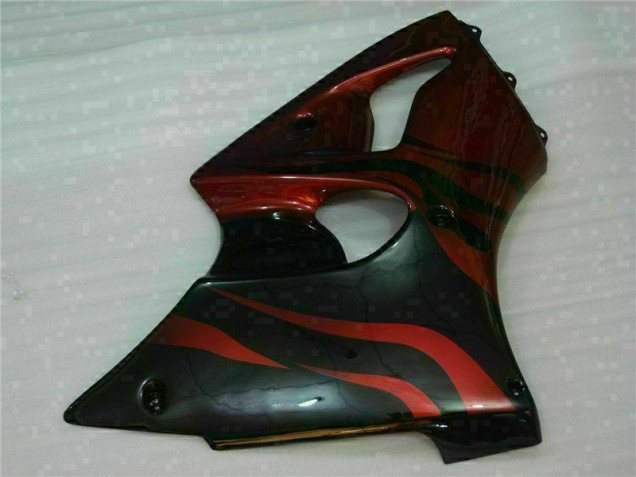 2000-2002 Rot Kawasaki ZX6R Motorrad Verkleidung 2000-2002 Rot Kawasaki ZX6R Motorrad Verkleidung