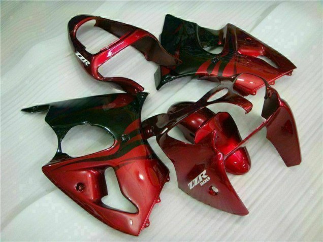 2000-2002 Rot Schwarz Kawasaki ZX6R Motorrad Verkleidung 2000-2002 Rot Schwarz Kawasaki ZX6R Motorrad Verkleidung