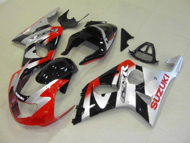 2000-2002 Rot Silber Suzuki GSXR 1000 Motorrad Verkleidung