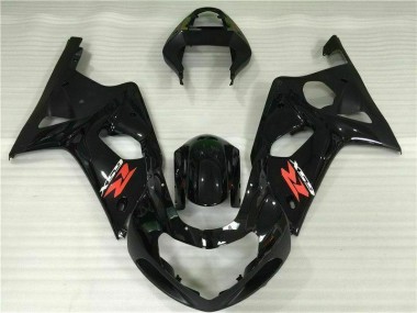 2000-2002 Schwarz Suzuki GSXR 1000 Motorrad Verkleidung