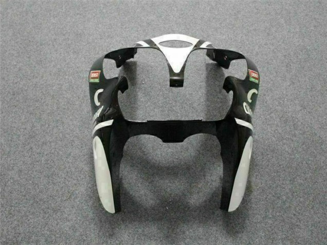 2000-2002 Schwarz weißer Eurobet Kawasaki ZX6R Motorrad Verkleidung 2000-2002 Schwarz weißer Eurobet Kawasaki ZX6R Motorrad Verkleidung