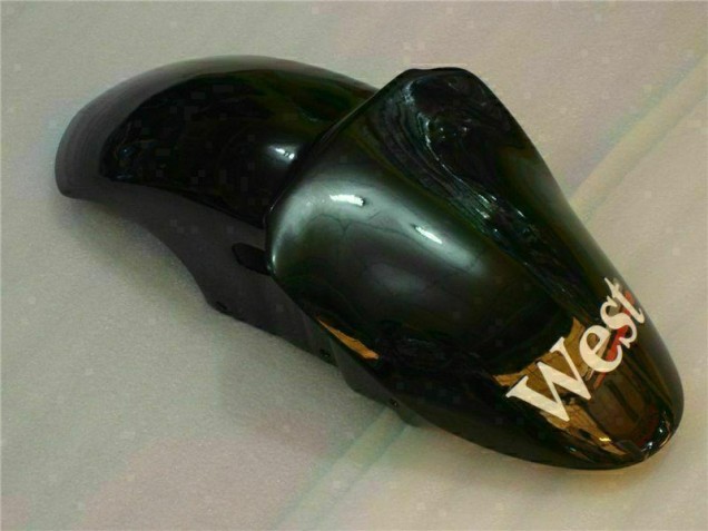 2000-2002 Schwarzer West Ninja Kawasaki ZX6R Motorrad Verkleidung