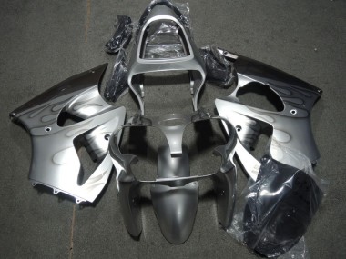 2000-2002 Silber Flamme Kawasaki ZX6R Motorrad Verkleidung
