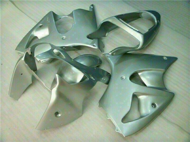 2000-2002 Silber Kawasaki ZX6R Motorrad Verkleidung 2000-2002 Silber Kawasaki ZX6R Motorrad Verkleidung