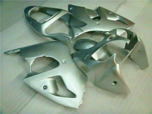 2000-2002 Silber Kawasaki ZX6R Motorrad Verkleidung 2000-2002 Silber Kawasaki ZX6R Motorrad Verkleidung