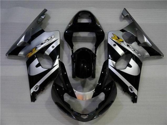 2000-2002 Silber Schwarz Suzuki GSXR 1000 Motorrad Verkleidung 2000-2002 Silber Schwarz Suzuki GSXR 1000 Motorrad Verkleidung