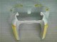 2000-2002 Weiß Gelb Flamme Kawasaki ZX6R Motorrad Verkleidung 2000-2002 Weiß Gelb Flamme Kawasaki ZX6R Motorrad Verkleidung