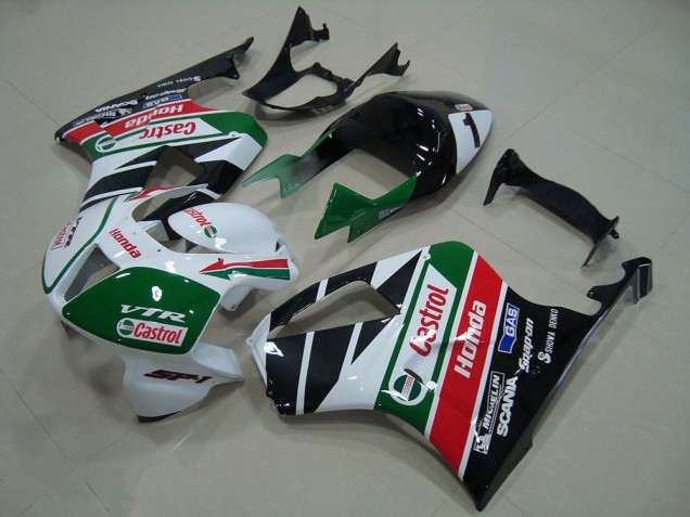 2000-2006 Castrol Honda VTR1000 Motorrad Verkleidung 2000-2006 Castrol Honda VTR1000 Motorrad Verkleidung