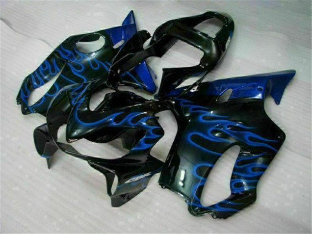 2001-2003 Blau Flammen Honda CBR600 F4i Motorrad Verkleidung 2001-2003 Blau Flammen Honda CBR600 F4i Motorrad Verkleidung