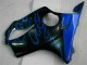 2001-2003 Blau Flammen Honda CBR600 F4i Motorrad Verkleidung 2001-2003 Blau Flammen Honda CBR600 F4i Motorrad Verkleidung