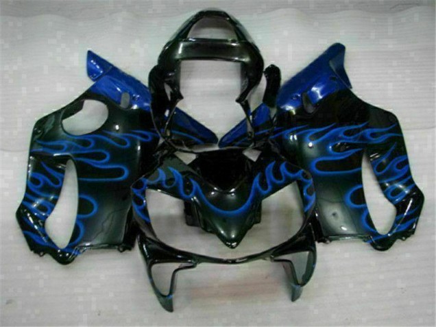 2001-2003 Blau Flammen Honda CBR600 F4i Motorrad Verkleidung 2001-2003 Blau Flammen Honda CBR600 F4i Motorrad Verkleidung