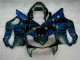 2001-2003 Blau Flammen Honda CBR600 F4i Motorrad Verkleidung 2001-2003 Blau Flammen Honda CBR600 F4i Motorrad Verkleidung
