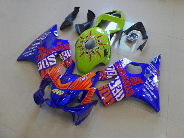2001-2003 Blau Rossi Honda CBR600 F4i Motorrad Verkleidung 2001-2003 Blau Rossi Honda CBR600 F4i Motorrad Verkleidung