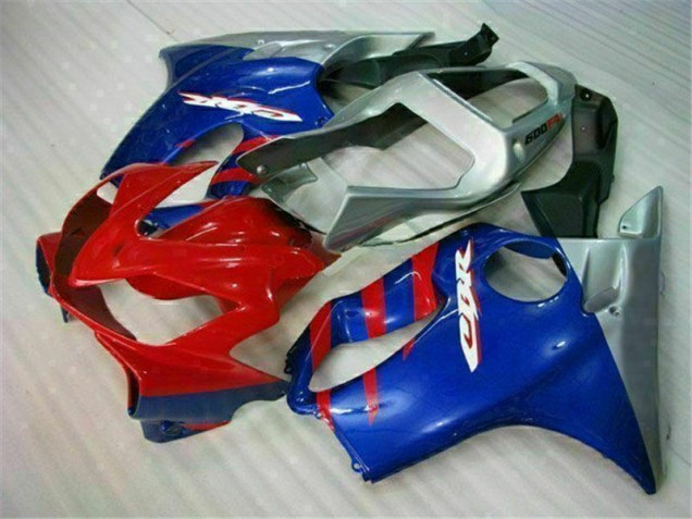 2001-2003 Blau Rot Honda CBR600 F4i Motorrad Verkleidung 2001-2003 Blau Rot Honda CBR600 F4i Motorrad Verkleidung