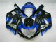2001-2003 Blau Schwarz Suzuki GSXR 600/750 Motorrad Verkleidungen 2001-2003 Blau Schwarz Suzuki GSXR 600/750 Motorrad Verkleidungen