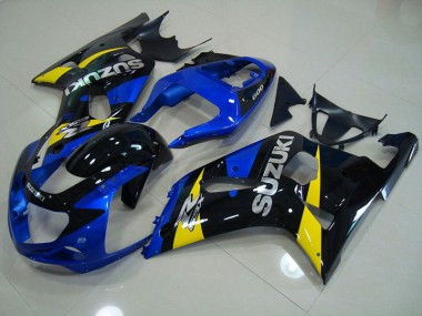 2001-2003 Blau Schwarz Suzuki GSXR 750 Motorrad Verkleidung