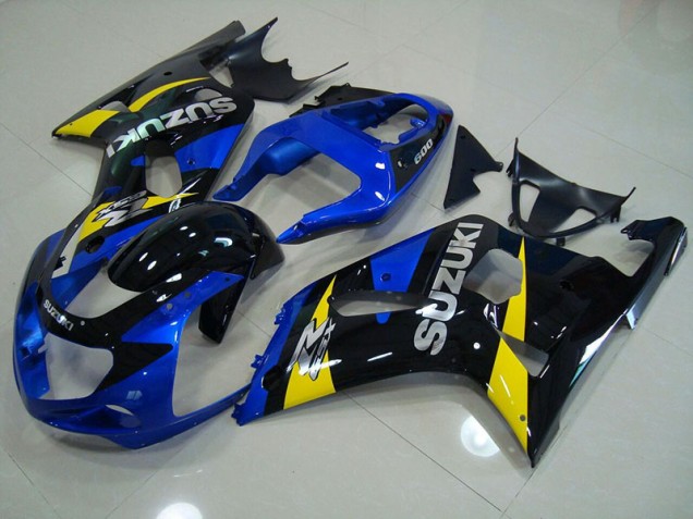 2001-2003 Blau Schwarz Suzuki GSXR 750 Motorrad Verkleidung 2001-2003 Blau Schwarz Suzuki GSXR 750 Motorrad Verkleidung