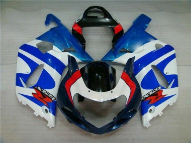 2001-2003 Blau Suzuki GSXR 600/750 Motorrad Vollverkleidung