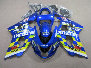 2001-2003 Blau Telefunica Movistar Suzuki GSXR 600 Motorrad Verkleidung