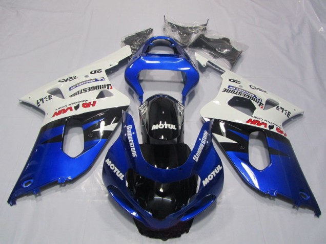 2001-2003 Blau Weiß Motul Suzuki GSXR 600 Motorrad Verkleidung 2001-2003 Blau Weiß Motul Suzuki GSXR 600 Motorrad Verkleidung