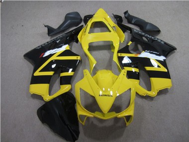 2001-2003 Gelb Schwarz Honda CBR600 F4i Motorrad Verkleidung