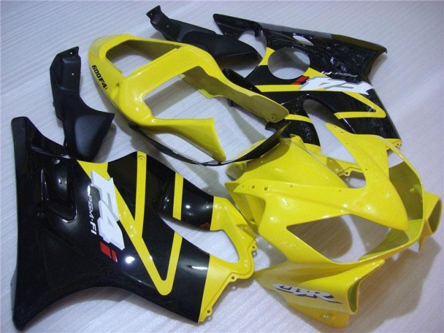 2001-2003 Gelb Schwarz Honda CBR600 F4i Motorrad Vollverkleidung