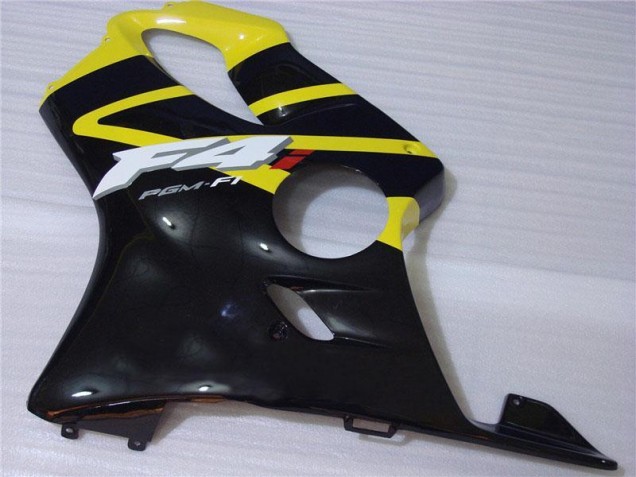 2001-2003 Gelb Schwarz Honda CBR600 F4i Motorrad Vollverkleidung