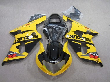 2001-2003 Gelb Schwarz Suzuki GSXR 600 Motorrad Verkleidung