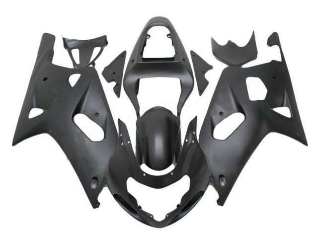 2001-2003 Matt Schwarz Suzuki GSXR 600/750 Motorrad Verkleidung 2001-2003 Matt Schwarz Suzuki GSXR 600/750 Motorrad Verkleidung