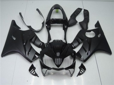 2001-2003 Matt schwarz glänzend Honda CBR600 F4i Motorrad Verkleidung