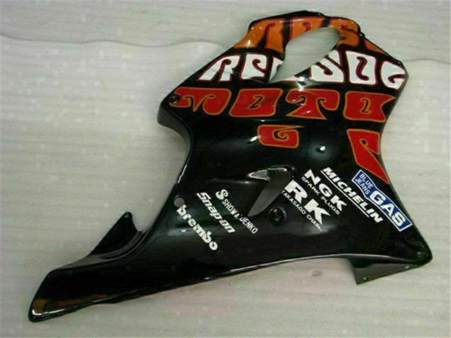2001-2003 Orange Schwarz Honda CBR600 F4i Motorrad Verkleidung 2001-2003 Orange Schwarz Honda CBR600 F4i Motorrad Verkleidung