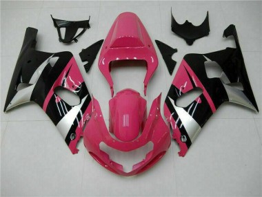 2001-2003 Rosa Schwarz Suzuki GSXR 600/750 Motorrad Verkleidung