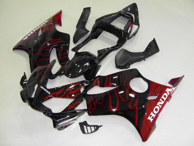 2001-2003 Rot Flamme Honda CBR600 F4i Motorrad Verkleidungen 2001-2003 Rot Flamme Honda CBR600 F4i Motorrad Verkleidungen