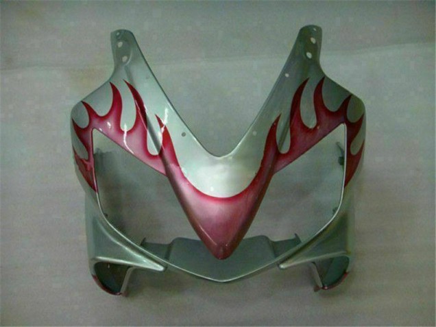 2001-2003 Rot Flamme Silber Honda CBR600 F4i Motorrad Verkleidung 2001-2003 Rot Flamme Silber Honda CBR600 F4i Motorrad Verkleidung