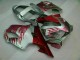 2001-2003 Rot Flamme Silber Honda CBR600 F4i Motorrad Verkleidung 2001-2003 Rot Flamme Silber Honda CBR600 F4i Motorrad Verkleidung