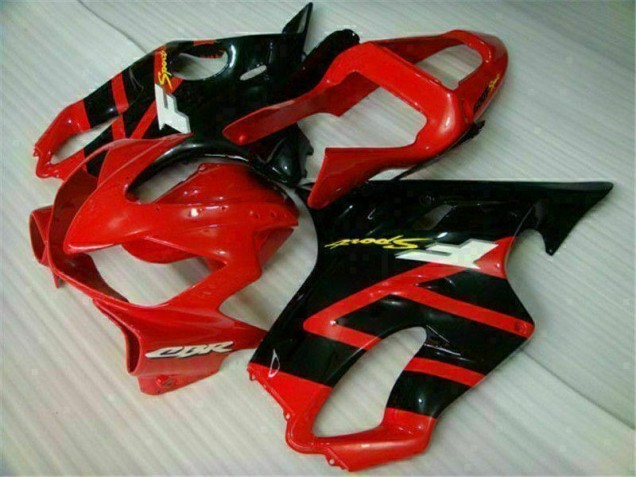 2001-2003 Rot Schwarz Honda CBR600 F4i Motorrad Verkleidung Komplett Sets 2001-2003 Rot Schwarz Honda CBR600 F4i Motorrad Verkleidung Komplett Sets