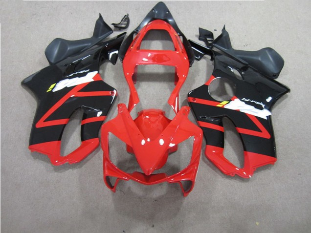 2001-2003 Rot Schwarz Honda CBR600 F4i Motorrad Vollverkleidung 2001-2003 Rot Schwarz Honda CBR600 F4i Motorrad Vollverkleidung