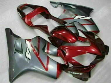 2001-2003 Rot Silber Honda CBR600 F4i Motorrad Verkleidung