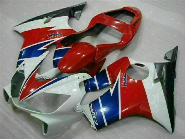 2001-2003 Rot Weiß Blau Honda CBR600 F4i Motorrad Verkleidung 2001-2003 Rot Weiß Blau Honda CBR600 F4i Motorrad Verkleidung